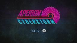 Aperion Cyberstorm Title Screen
